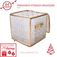 thumbnail image 4 of Simplify 9002-GOLD Ornament Organizer, Gold - 64 Count, 4 of 4