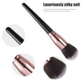 thumbnail image 4 of 10 Pcs Makeup Brush Set Contour Concealer Blush Plastic Metal Handle Brown Black Rose Gold Tone, 4 of 7