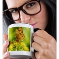 thumbnail image 2 of 3drose, Colorado, Fort Collins. Fritillary Butterfly Feeding on Flowers., 11oz Two-tone Black Mug, 2 of 6