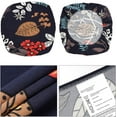thumbnail image 5 of Stretch Chair Seat Covers Set of 4, Removable Washable Anti-Dust Dining Room Protector Cover Chair Seat Cushion Slipcovers (4, Dark Blue), 5 of 6