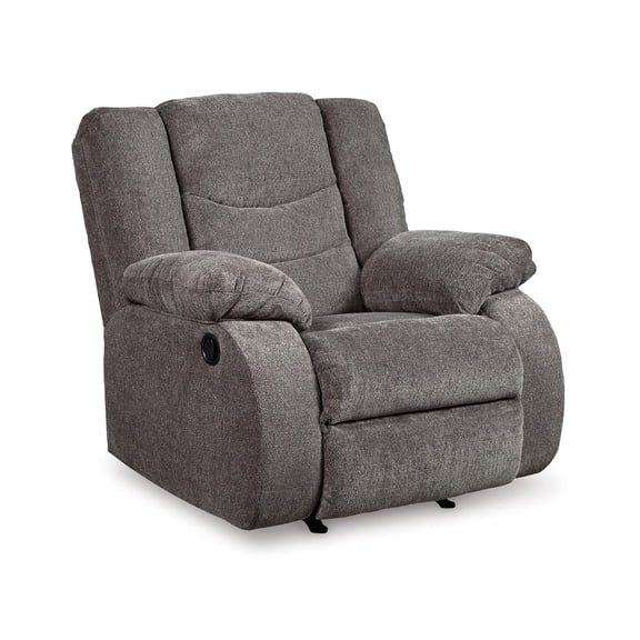 Signature Design by Ashley Tulen Rocker Recliner in Gray