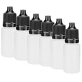 thumbnail image 2 of Envase de botella de líquido para ojos exprimible, 50 unidades de 5 ml, negro, 2 of 10