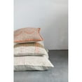 thumbnail image 3 of Creative Co-Op Cotton Pillow with Metallic Printed Floral Pattern and Eyelash Fringe, 3 of 11