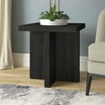 thumbnail image 4 of Evelyn&Zoe Elna 22" Wide Square Side Table, Black Grain, 4 of 8