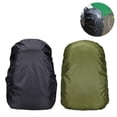 thumbnail image 2 of Funda impermeable para mochila, triple impermeabilidad, correa con hebilla cruzada antideslizante, ultraligera, compacta y portátil, para senderismo, acampada, ciclismo, actividades al aire, 2 of 8