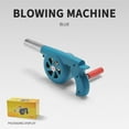 thumbnail image 4 of Tunhigl Portable Handheld BBQ Fan - Manual Crank Fire Blower for Outdoor Grilling, Camping & Picnics - Durable Metal Blades & Speed Control Blue, 4 of 6