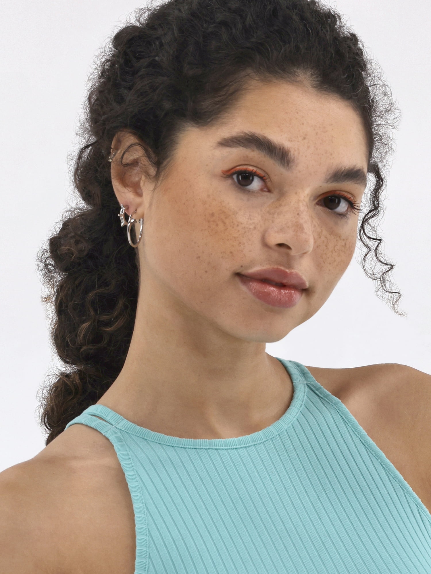 No Boundaries Ribbed Racerback Tank Midi Dress, Women's