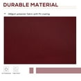 thumbnail image 4 of Outsunny 11' x 10' Retractable Awning Fabric Replacement Outdoor Sunshade Canopy Awning Cover, UV Protection, Wine Red, 4 of 10