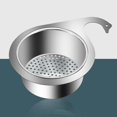 thumbnail image 4 of Kitchen Organizer Basket Sink Basket Durable Stainless Steel Kitchen Strainer Basket Practical Sink Corner Drain, 4 of 5