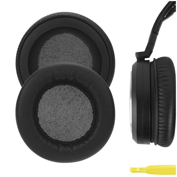 Geekria QuickFit Replacement Ear Pads for AKG K540, K545, K275, K267, K245, K182, K167 Headphones Ear Cushions, Headset Earpads, Ear Cups Cover Repair Parts (Black)
