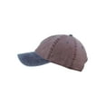 thumbnail image 3 of NYFASHION101 Unisex Adjustable 6-Panel Low-Profile Baseball Cap LOW100- Washed Purple/Blue, 3 of 4
