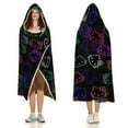 thumbnail image 3 of Hello Kitty Wearable Blankets Hooded Soft Hoodie Blanket Winter Warm Throw Blankets Cape 50"x60", 3 of 8
