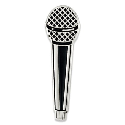 Microphone Lapel Pin