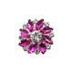 thumbnail image 5 of Flor Agua Diamante Botón de Vidrio Diy Decoración Hecha a Mano Diamante Botón Camisa, 5 of 5