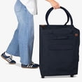 thumbnail image 3 of CleverMade Rolling Tote Cart 90L Collapsible Wheeled Bag, Leeward Navy, 3 of 12