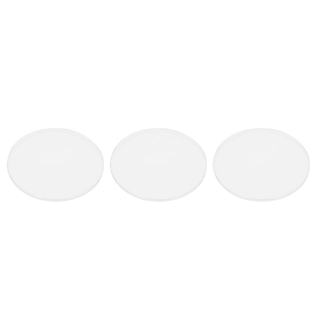 3 uds 36mm-37mm doble cúpula reloj de zafiro cristal piezas de reloj 1,2mm de espesor