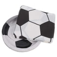 thumbnail image 1 of 40PCS Disposable Soccer Plates and Napkins Set Soccer Party Supplies Football Themed Tableware for Kids Birthday Party Game Day Celebrations, 1 of 4
