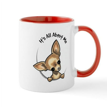 

CafePress - Tan Chihuahua IAAM Mug - 11 oz Ceramic Mug - Novelty Coffee Tea Cup
