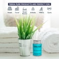 thumbnail image 4 of Terra Pure White Tea & Coconut Shampoo, Travel Size Hotel Amenities, 1 oz. (Case of 100), 4 of 5