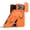 Orange, variant on Lunvic Case for iPhone 18 Pro with Integrated Camera Cover, 360 Rotatable Ring Kickstand Magnetic Shockproof PC and TPU Protective Back Cover, Pink