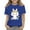 Dark Blue, variant on Coerni Girls Easter Shirt Toddler Bunny Graphic Tees Kids Girl Summer Short Sleeve Tops Funny Rabbit Easter T Shirts Cotton T-shirt