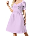 thumbnail image 4 of K - Killers Vestido de manga corta vestidos de novia para fiestas vestido de mujer chic y elegante vestido de noche, 4 of 8
