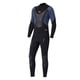 thumbnail image 3 of de neopreno de buceo de 3mm para hombre, de surf de cuerpo completo, manga larga, cremallera trasera, protección contra sarpullido para na L, 3 of 9
