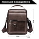 thumbnail image 2 of Bolso de hombro pequeño para hombre, de piel, tipo bandolera, tipo sobre, para iPad de 9,7", para el trabajo, la oficina y los negocios, 2 of 7