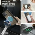 thumbnail image 2 of ELEHOLD Case for iPhone 14 Pro Max, 2-in-1 Detachable Magnetic Leather Wallet Case with RFID Blocking,Coffee, 2 of 8