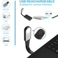 thumbnail image 3 of Luz De Lectura Portátil, Luz De Lectura Con Clip Flexible Recargable Por Usb, Luz De Libro Táctil Con 3 Modos De Brillo Ajustables Para El Cuidado De Los Ojos Monstrate HA035844-00, 3 of 6