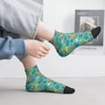 thumbnail image 5 of Bingfone Trucks And Excavators Design Patterned Men's Women's Casual Cotton Socks, 5 of 5