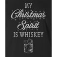 thumbnail image 2 of 9 Crowns Tees Men's Chirstmas Spirit T-shirt (Large, Junior Black), 2 of 3