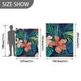 thumbnail image 6 of Yayeee Throw Blanket for Couch Soft Warm 50" x 60" Sofa Chair Bed Decoration, Blue Floral, 6 of 7