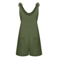 thumbnail image 4 of Styesk Shorts pour Femmes Mode Été Solide Poche Décontractée Combinaison Sans Manches, 4 of 7
