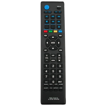 New RM-C3010 Replace Remote Control for JVC TV DVD Combo LT-32DE74 LT32DE74