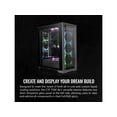 thumbnail image 4 of Thermaltake CTE T500 TG ARGB E-ATX Full Tower with Centralized Thermal Efficiency Design; 3x140mm CT140 ARGB Fans Pre-Installed; Tempered Glass Front & Side Panel; CA-1X8-00F1WN-01; Black, 4 of 5