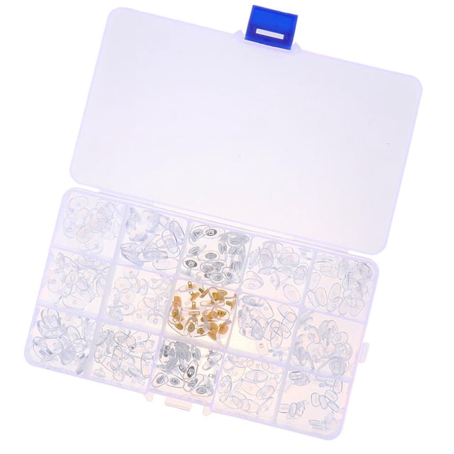 150 Pares de Almohadillas Nasales para Gafas, Almohadillas Nasales de Plástico de , Almohadillas Nasales Antideslizantes Jinwen Almohadillas para la nariz de gafas