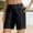 Black, variant on FUNUONY Women's Athletic Shorts High Waisted Quick Dry Bermuda Shorts for Women Walking Running Casual Wide Leg Yoga Shorts Shorts Summer Gym Athletic Workout Long Shorts with Pockets Black L
