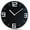 Classic Black, variant on Modern Minimalist Classic Black on White Wall Clock