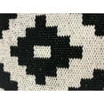 thumbnail image 3 of Ox Bay 24" x 24" Black and White Geometric Medallion Throw Pillow, 3 of 7