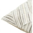 thumbnail image 3 of Surya Zander ZND-006 20x20" Square Rustic Leather Pillow Kit in Cream, 3 of 4