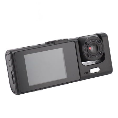 YAHHU 3 Channel Dash Cam Front and Rear Inside 1080P Car Camera Recorder with IR Night Vision, 2.0 inch Screen, Loop Recording, G-Sensor, 24H Parking Monitor (5.9x4.33x2.75 in / 15x11x7 cm)
