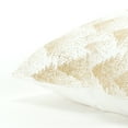 thumbnail image 4 of Shimmering Wintertree Poly Filled Pillow, 20" x 20", Gold Foil, 4 of 5