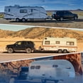 thumbnail image 4 of Adjustable Trailer 6 inch Drop Hitch Ball Mount,12500lbs GTW Fits 2 inch Receiver,Aluminum Tow 2" & 2-5/16" Balls Hitches with 2 Anti-Theft Pins Locks, 4 of 9