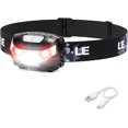 thumbnail image 1 of Linterna Frontal Recargable, Linterna Frontal Led Ultra Potente con Luz Roja, Linterna Frontal USB Profesional, 5 Modos de Iluminación, Autonomía 30H para Ciclismo TUNC Sencillez, 1 of 5