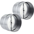 thumbnail image 1 of 2PCS Backdraft Damper Galvanized Steel Airflow Ducting Insert Backflow Shutter, 1 of 6
