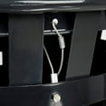 thumbnail image 3 of 36 Gallon Outdoor Metal Waste Receptacle, Black, 3 of 7