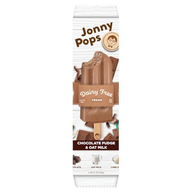 Jonny Pops Chocolate Fudge and Oat Milk Pops 24 per case