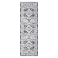 thumbnail image 2 of Aoile 2' x 6' Washable Runner Rug | Soft Retro Distressed Rug | Entrance Rug | Boho Vintage | Non Slip | Low Pile | Gray, 2 of 10