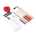 thumbnail image 4 of Piano Tuning Maintenance Tool Kit, 13Pcs Piano Tuner Tool Kit, With Firm Handle Easy To Carry For Piano Professional Piano Maintenance Staff, 4 of 8